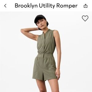 NWT Athleta Brooklyn Utility Romper